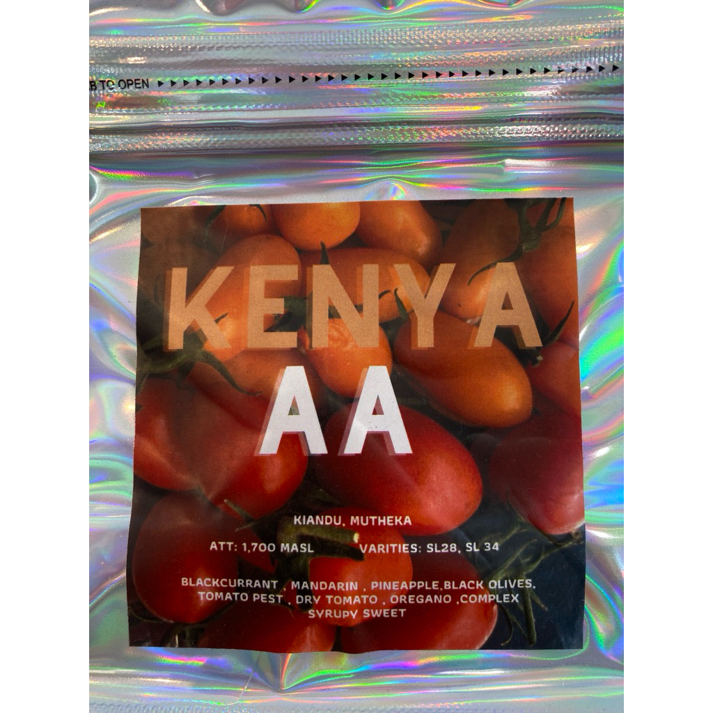 เมล็ดกาแฟคั่ว omni  KENYA KIANDU MHUTHEKA AA