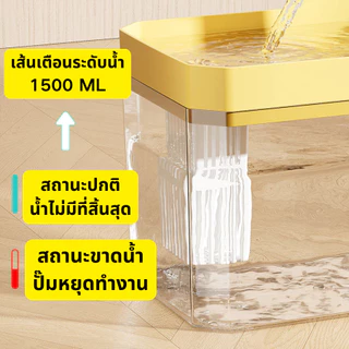 Cocoเครื่องให้น้ำสำหรับแมวกริ่งไร้สาย น้ำหมุนเวียนอัตโนมัติ ไม่เปียกปากและสะอาดมากขึ้น เป็นสิ่งจำเป็นสำหรับสัตว์เลี้ยง