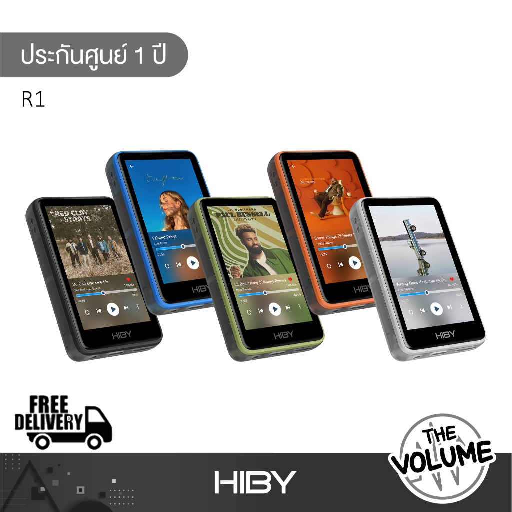 Hiby R1 เครื่องเล่นเพลงจิ๋วจอทัชสกรีน รองรับ Dual Hi-Res