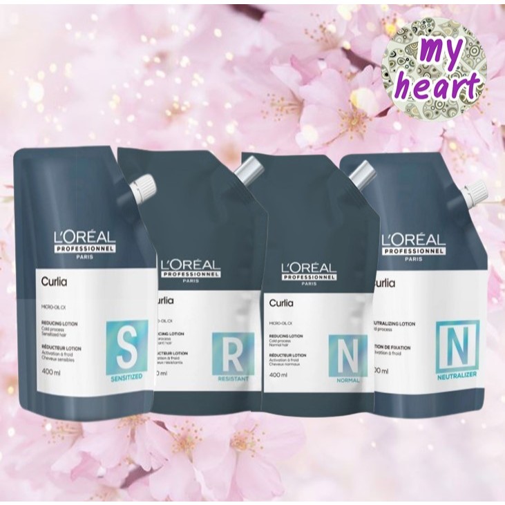 ขายแยก Loreal Curlia น้ำยาดัดเย็น ลอริอัล 400 ml