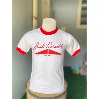 เสื้อยืดวินเทจคอกลมผ้าบางสุดฮิต/jack