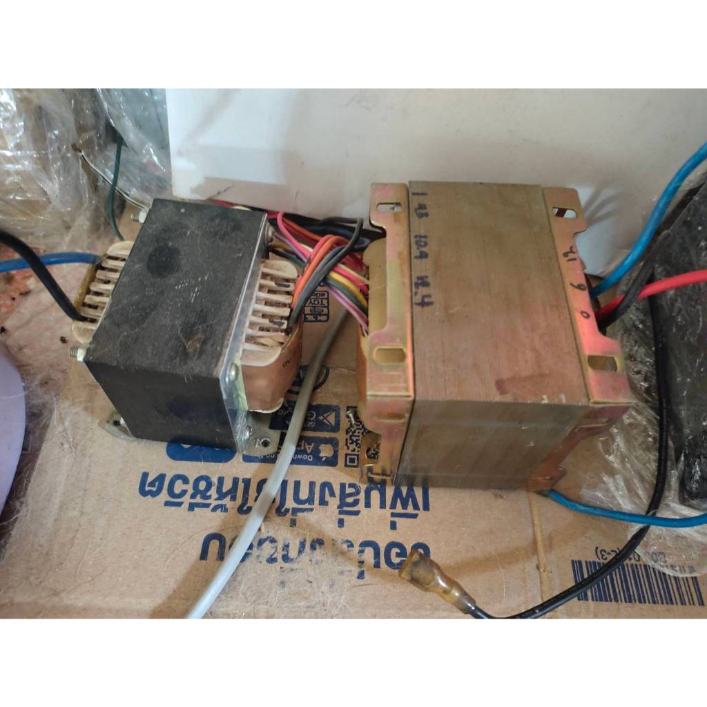 หม้อแปลง UPS มือสอง ขนาดเล็กไม่ทราบกำลังวัตต์ รายละเอียดในรูปตัวเลือก