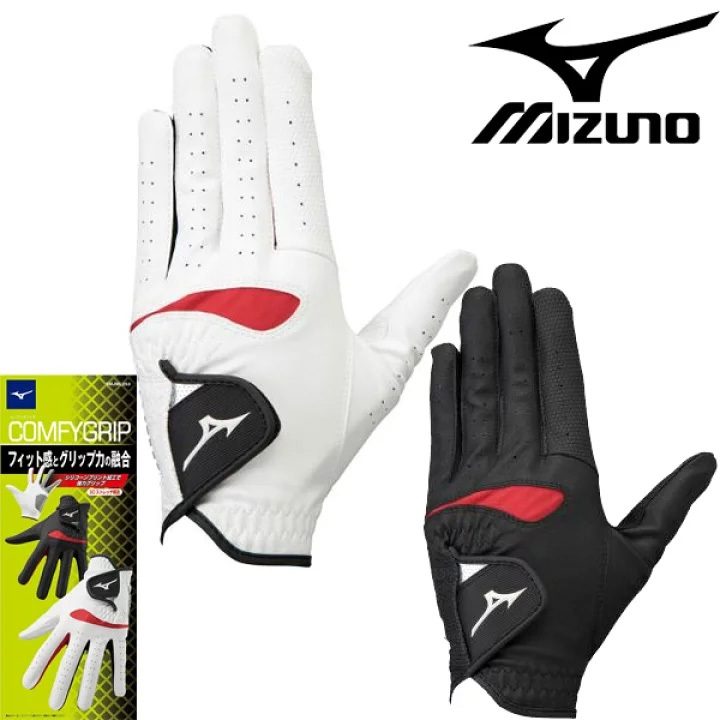 [11GOLF] ถุงมือกอล์ฟ Mizuno 5MJML253 Comfy Grip Men's Golf Gloves, Left Hand