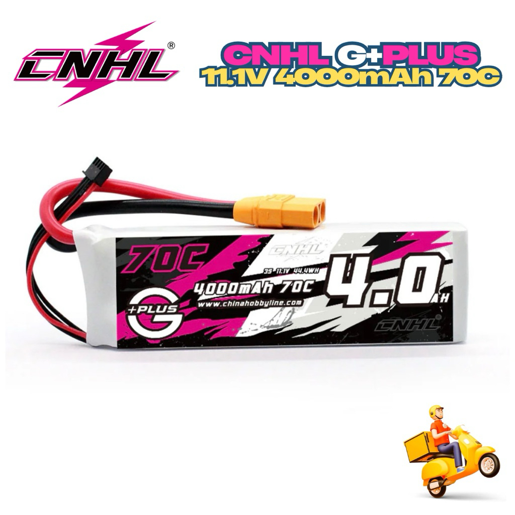 ⭐️CNHL 3S 11.1V 4000mAh 70C /140C V2 (XT90) Low CG เกรดแข่งขัน ทน แรง!!⭐️