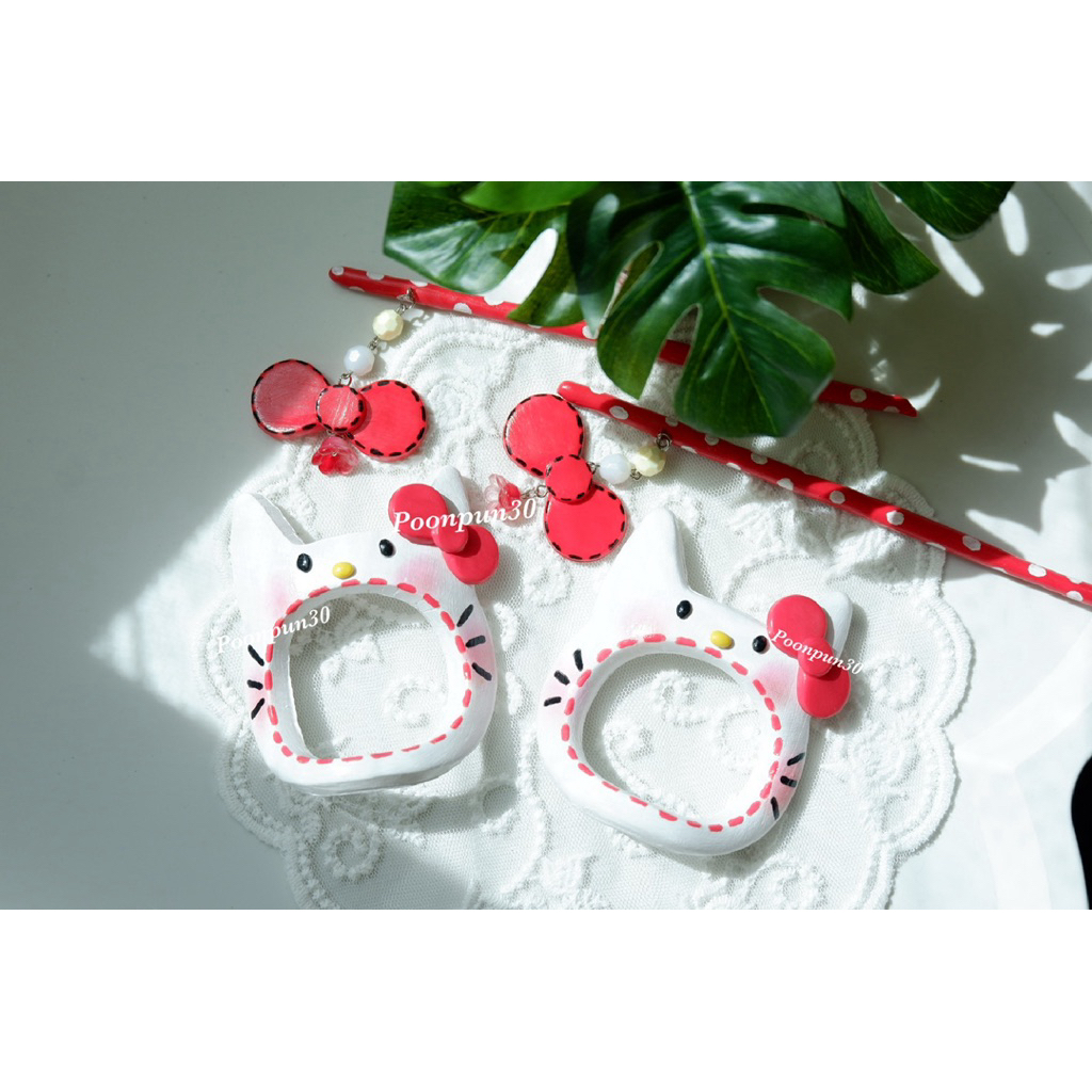 🍮ปิ่นปักผมดินไทยปั้น ( Clay hairpins )🍎