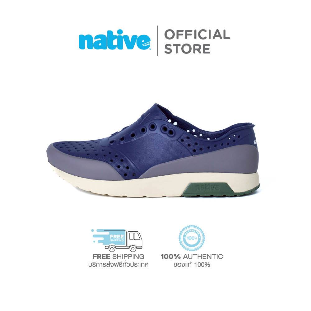 NATIVE รองเท้าเนทีฟกันน้ำผู้ใหญ่ EVA รุ่น Lennox Wanderfoam Block Regatta Blue/Bone White/Satellite Grey/Olivine Green