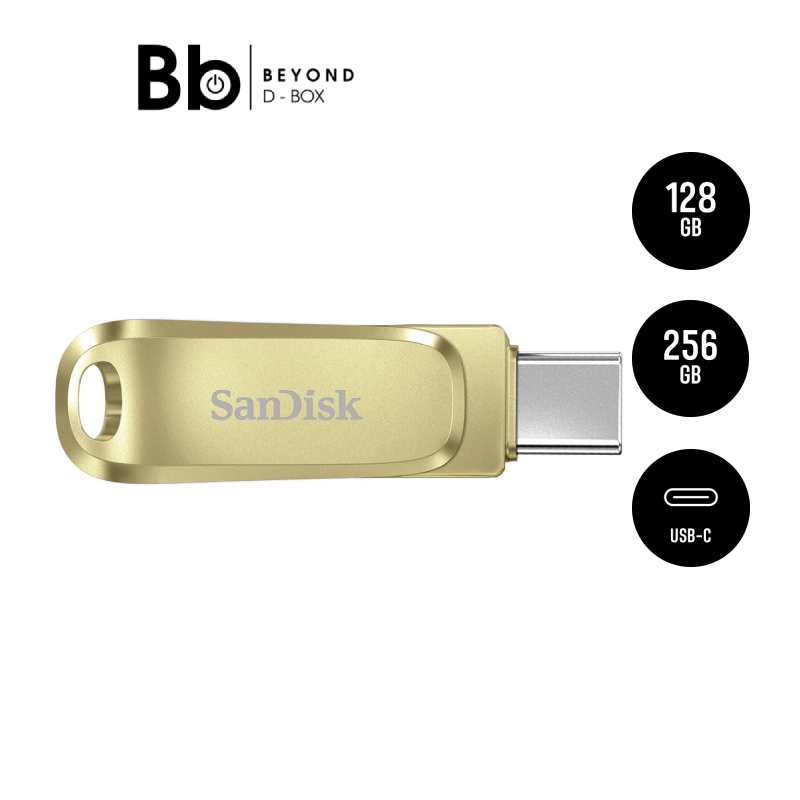 แฟลชไดร์ฟสำหรับมือถือ SanDisk Ultra Dual Drive Luxe USB-C by BB Beyond D-Box