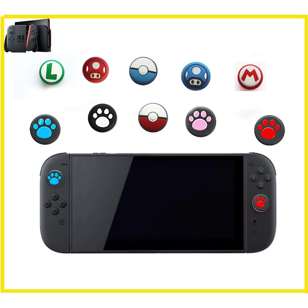 (ขายเป็นชิ้นเลือกได้) จุกยางอนาล็อคจอย Analog Caps คุณภาพ เกม switch2/ps5/ xbox /nintendojoypro1/2/sw2 เลือกชิ้นได้