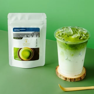 มัทฉะเกรดพรีเมี่ยม Matcha Premium 50 g แบรนด์ Okucha matcha ผงนำเข้าจากญี่ปุ่น