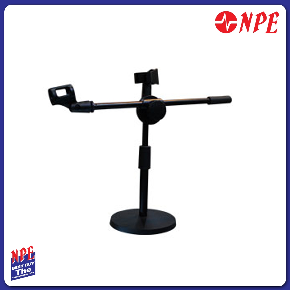 NPE MS-109 ขาไมค์ตั้งโต๊ะ พร้อมแขนบูม
