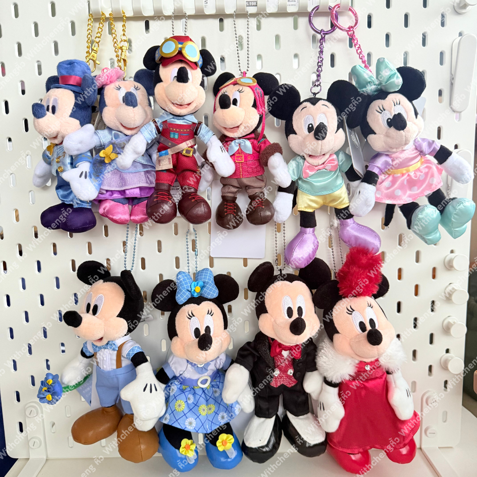 พร้อมส่งที่ไทย ✅ พวงกุญแจ Mickey Mouse Minnie Mouse จาก Disney Shanghai Japan 🇯🇵🇨🇳