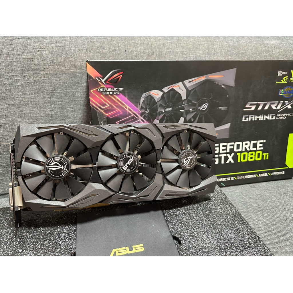 ASUS ROG-STRIX-GTX1080TI-11G-GAMING (มือสอง)