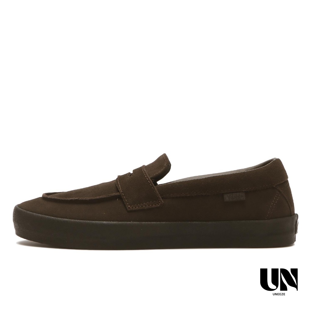 [ของแท้ ส่งไว จากไทย] VANS SKATE LOAFER - SUEDE BROWN/BLK