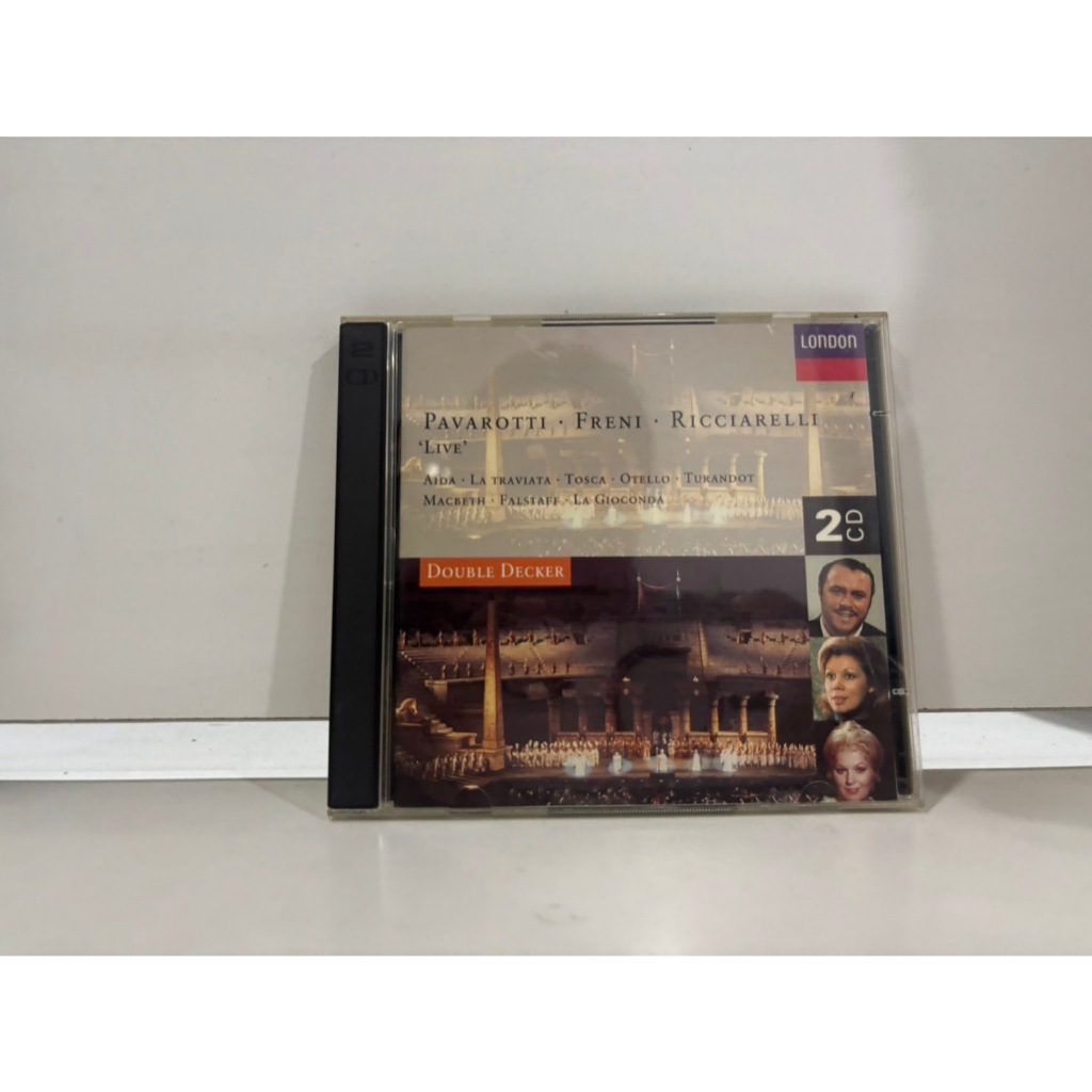2 CD MUSIC  ซีดีเพลงสากล    PAVAROTTI FRENI RICCIARELLI 'LIVE'     (K13J25)