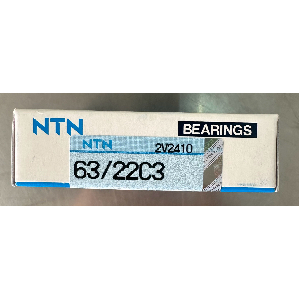 ตลับลูกปืน 63/22C3 NTN Bearing (Japan) แบบรอบจัด ข้างข้อขวาเวฟ125