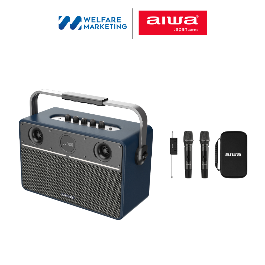 [ผ่อน 0%] AIWA Enigma Essentials Lite Bluetooth Speaker ลำโพงบลูทูธพกพา SUPER BASS