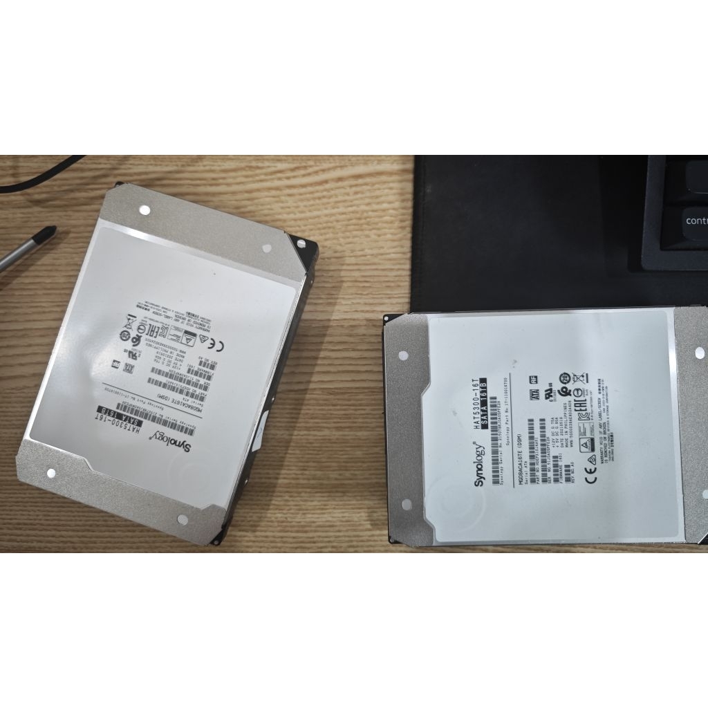 harddsik synology 16tb และ12tb