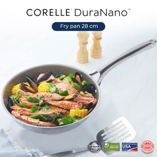 Corelle DuraNano กระทะก้นแบน 28 cm.  Frypan CBD104