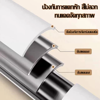 ราวผ้าม่าน ราวสแตนเลส รับน้ำหนักได้ 210 kg ปรับได้ 90-300cm ใช้เป็นราวแขวนผ้าในตู้เสื้อผ้า