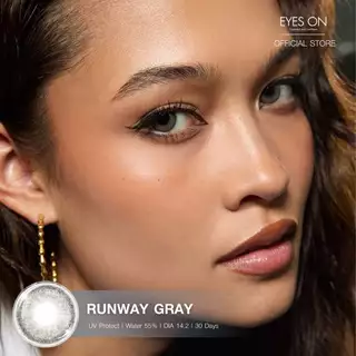 Eyes On : Capture and Confident คอนแทคเลนส์รายเดือน สี Backstage Brown / Runway Gray