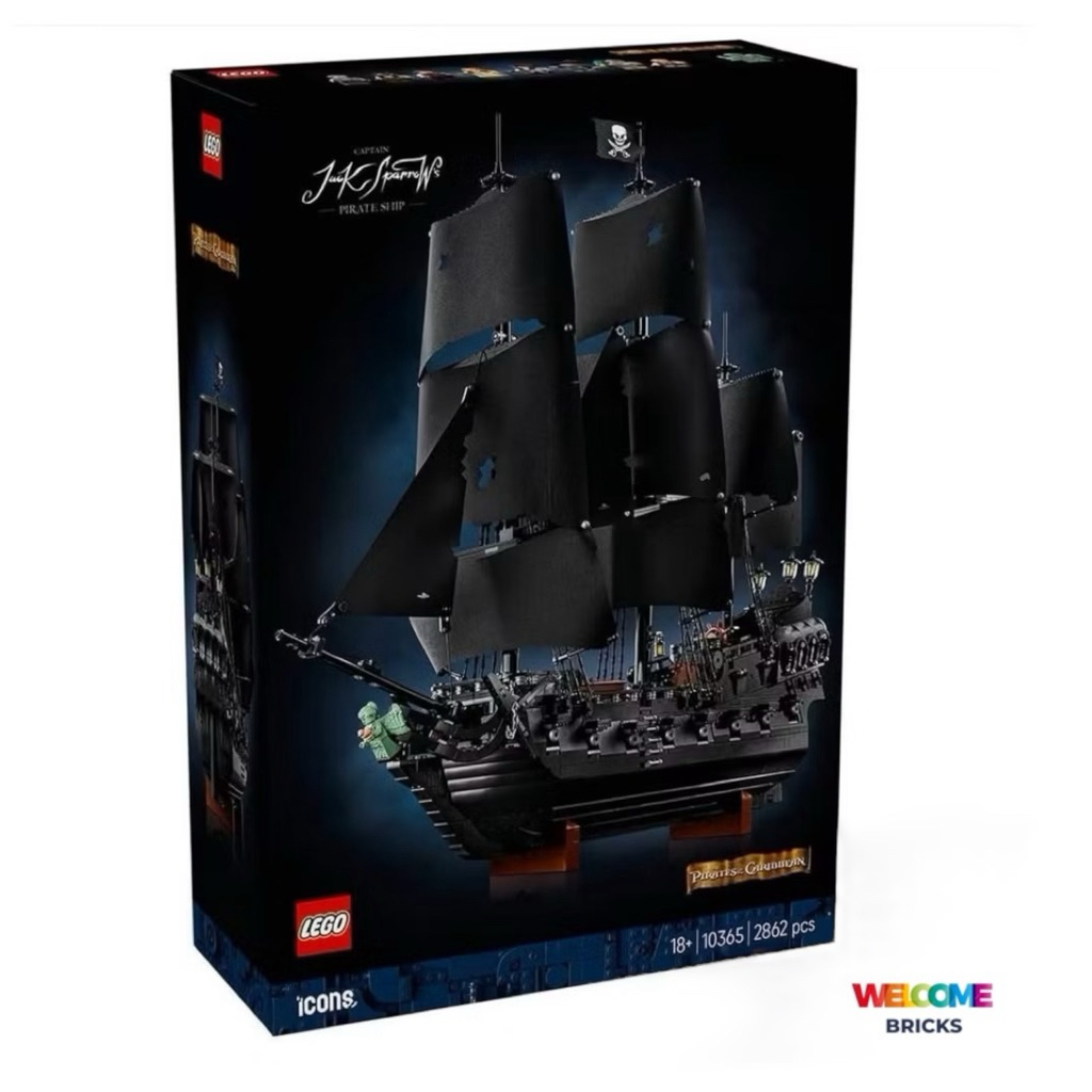 LEGO Icons 10365 Captain Jack Sparrow's Pirate Ship สินค้ากล่องสวย ของแท้ 100%  ค่ะ