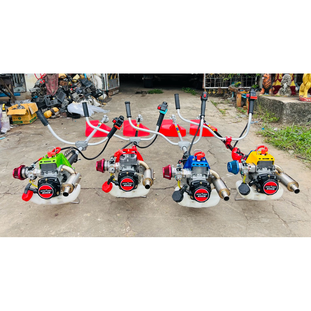 เครื่องตัดหญ้า Kawasaki TD40 จัดทรงซิ่ง