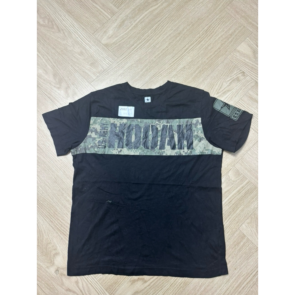(ไซส์ L) อก21.5  ยาว26.5   เสื้อยืดทหารอเมริกาแท้ US Army Navy Air Force USMC ลายพราง สกรีนแนว ทหาร 