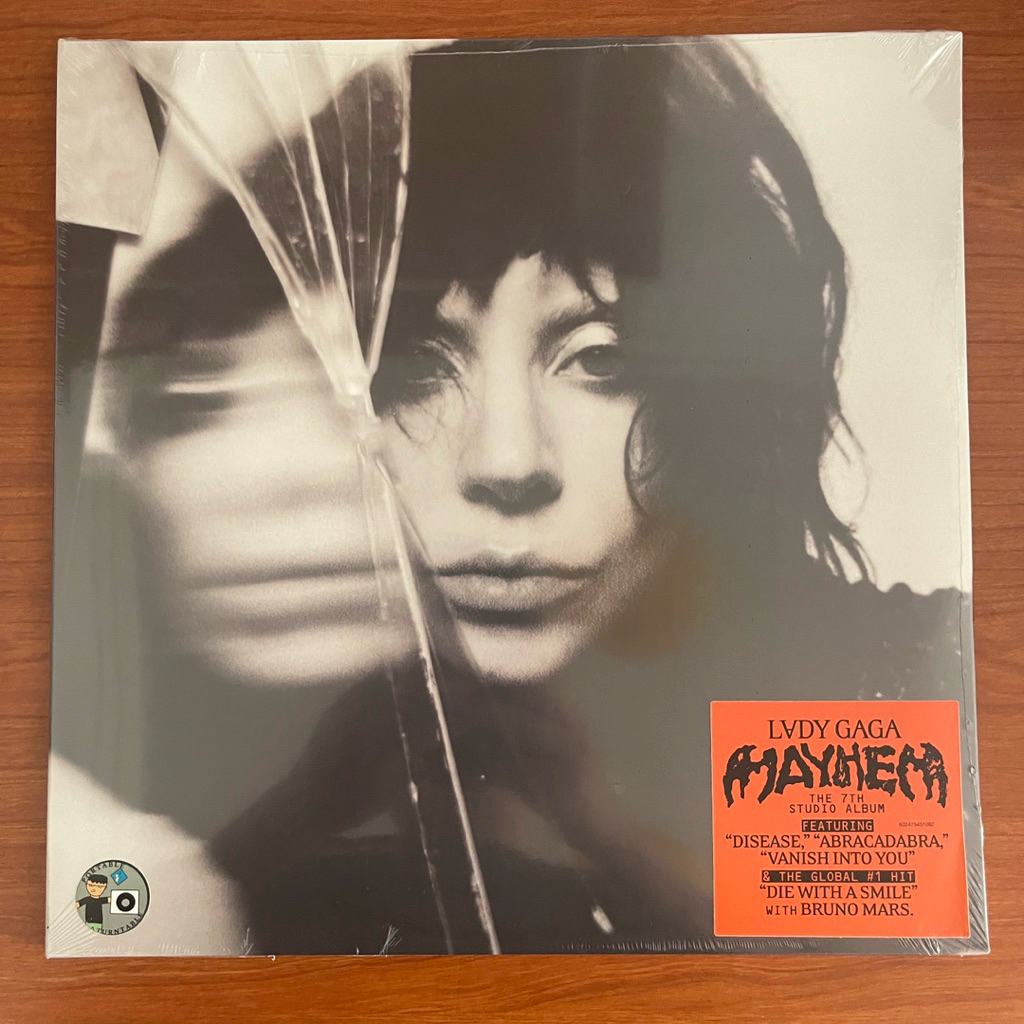(พร้อมส่ง🔥) แผ่นเสียง Lady Gaga Mayhem, 2 LP, Vinyl, LP, Single Sided,Etched ,Eu มือหนึ่ง