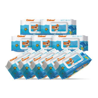 1แถม1 chikool Aqua baby wipes ทิชชูเปียก สำหรับเด็ก80แผ่นต่อ…