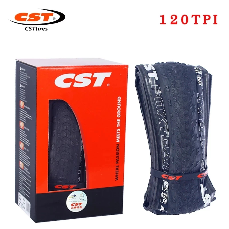 ยางนอกจักรยานเสือภูเขา CST 26 27.5 29 นิ้ว ขอบพับ น้ำหนักเบามาก ผลิตที่ 120 TPI ราคาย่อมเยาว์