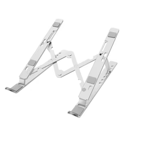 WORK SELECTED Laptop Fold Pro – ขาตั้งแล็ปท็อปสุดแกร่ง รองรับพอร์ตตขยาย USB A+C  (Titanium Black)