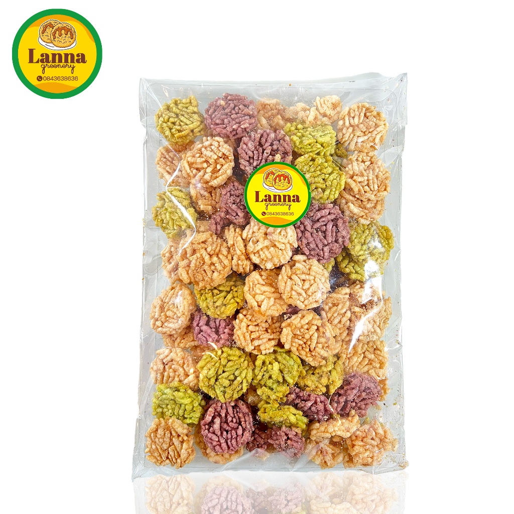 ข้าวแต๋นคำเดียว ข้าวแต๋นแผ่นเล็กพอดีคำ กรอบ หอม มัน ขนาดมินิ กินง่าย เคี้ยวเพลิน - รูปที่ 2