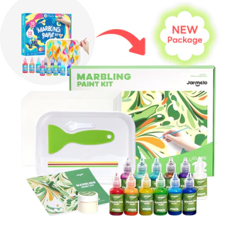 Jarmelo (Joan Miro) เซ็ตศิลปะระบายสีบนผิวน้ำ Marbling Paint Kit ของเล่นเด็ก 2-3 ขวบขึ้นไป
