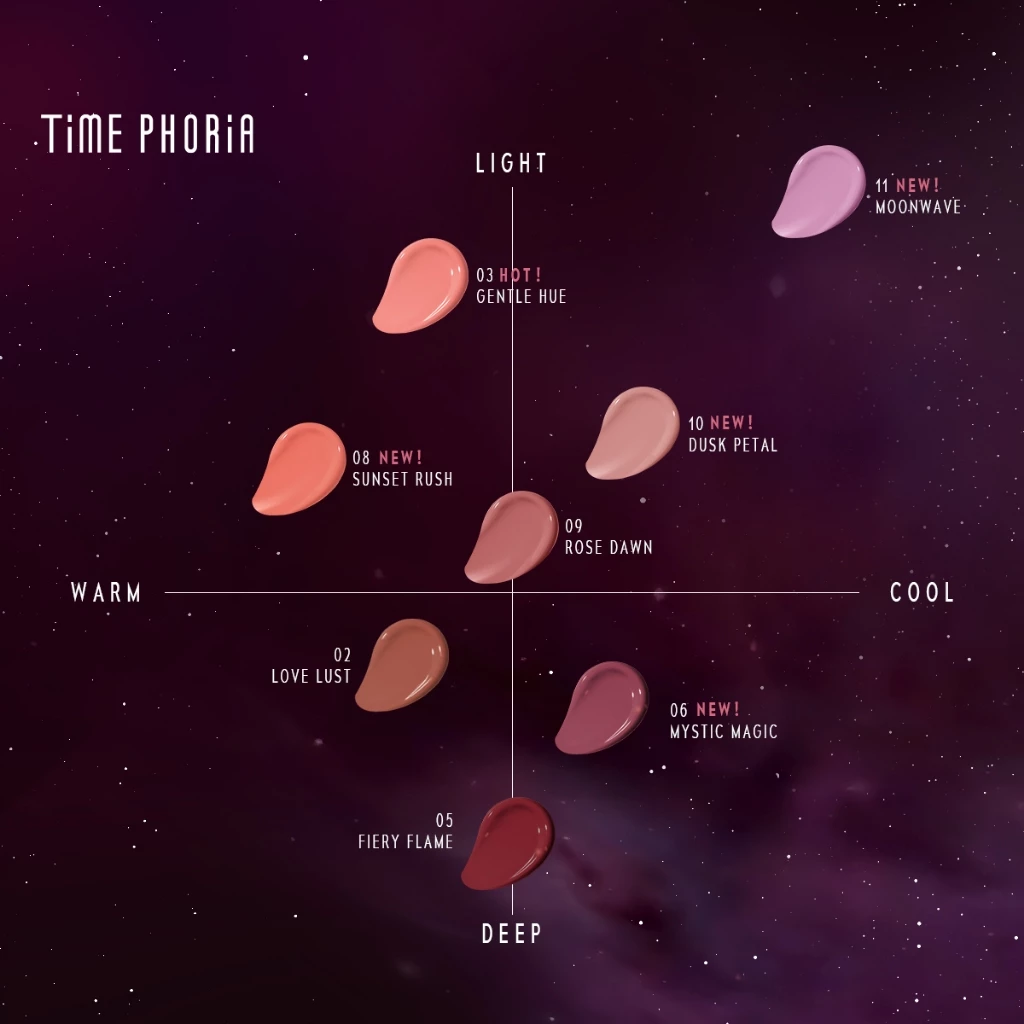 Time Phoria Pandora Cheek Liquid Blush บลัชลิควิด เนื้อบาง เกลี่ยง่าย thumbnail 9