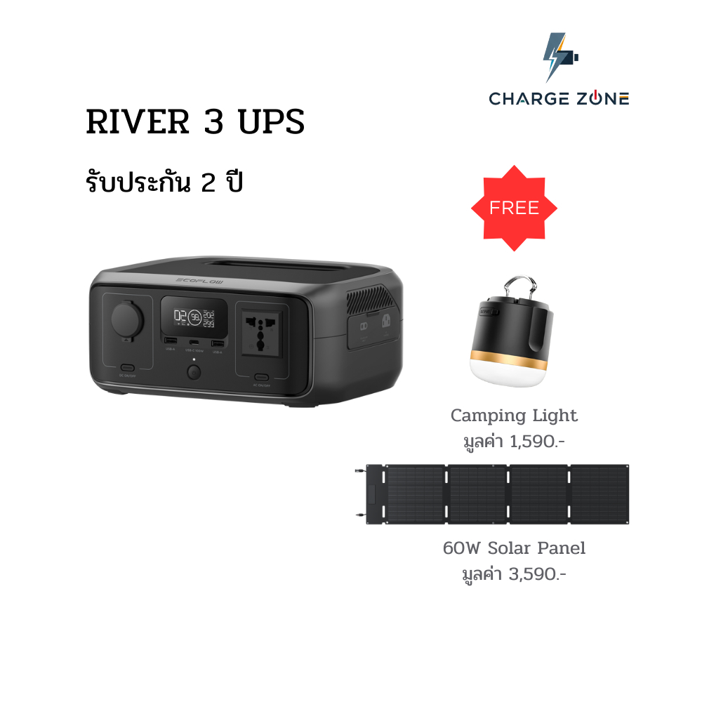 EcoFlow RIVER 3 Portable Power Station