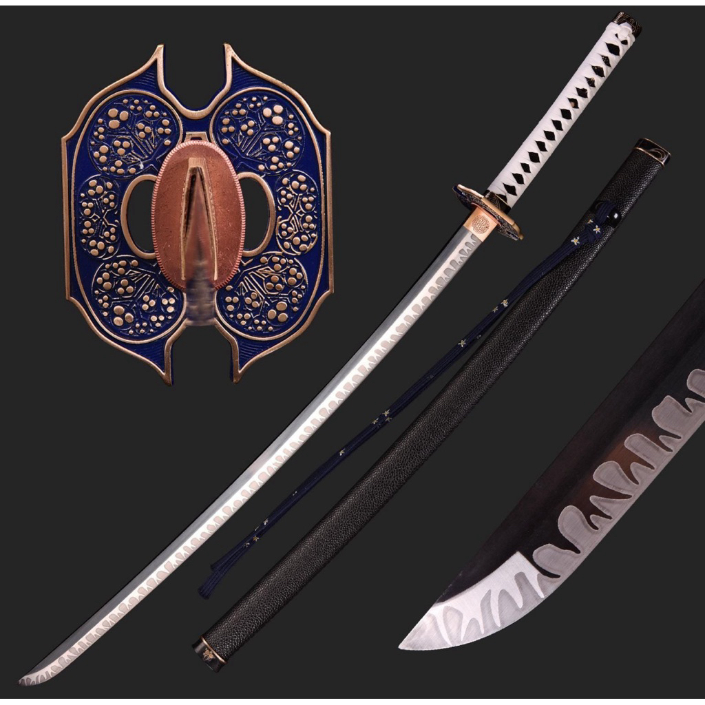 นำเข้า ⚔️ Vergil’s Yamato – ดาบซามูไรในตำนานจาก Devil May Cry ⚔️  งานทำมือพรีเมี่ยม ฟูลแทงค์ แข็งแรง