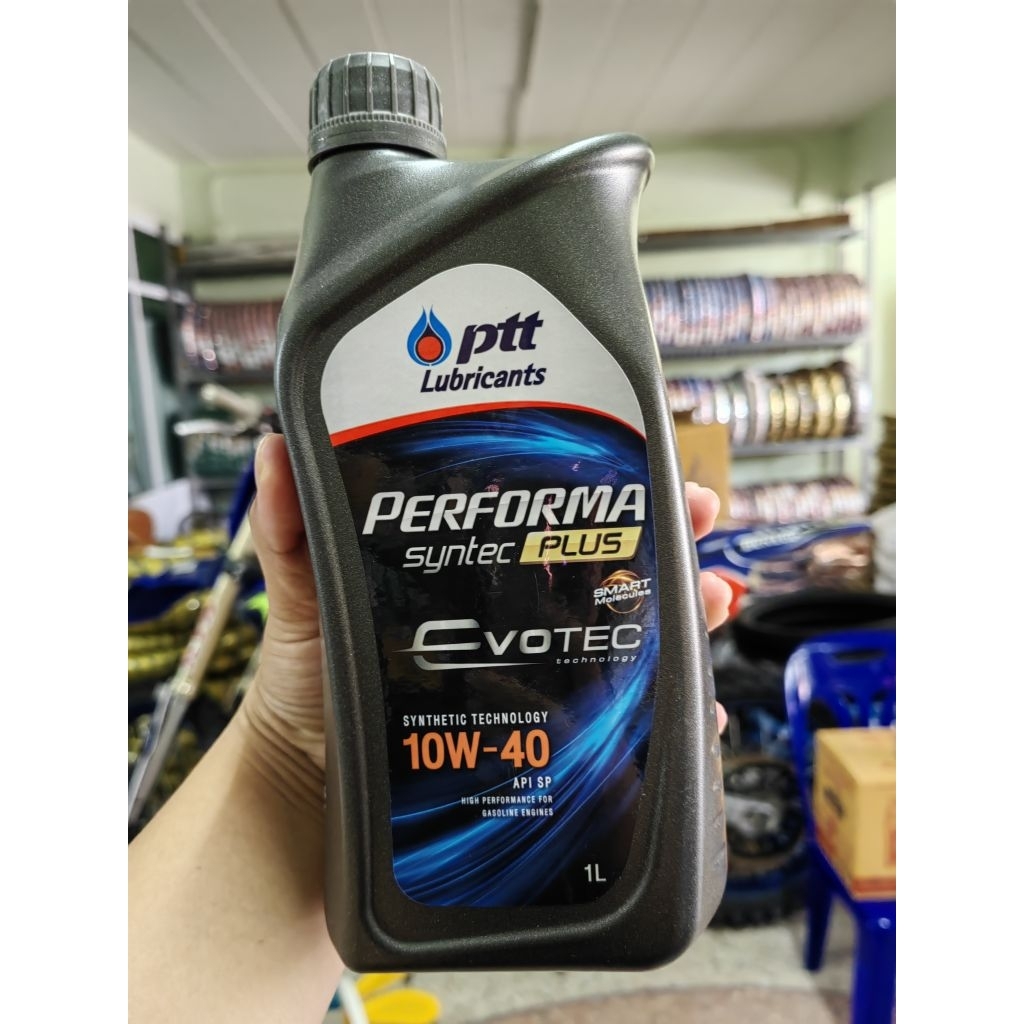 น้ำมันเครื่องรถเก๋งเครื่องยนต์เบนซินPTT Performa Syntec Plus