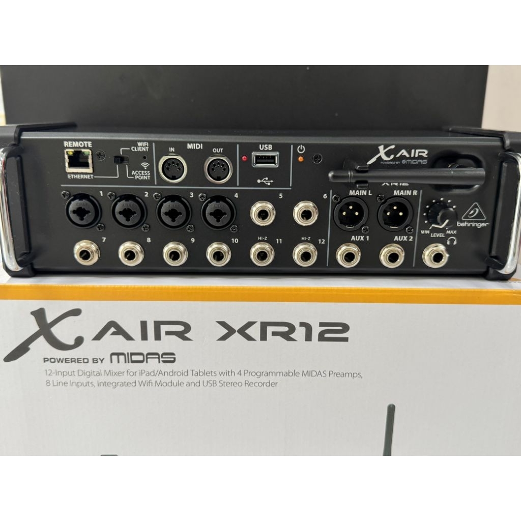 Behringer XR12 มิกเซอร์ดิจิตอล 12 ช่อง​ ตัวแท้100% ประกัน1ปีเต็ม​