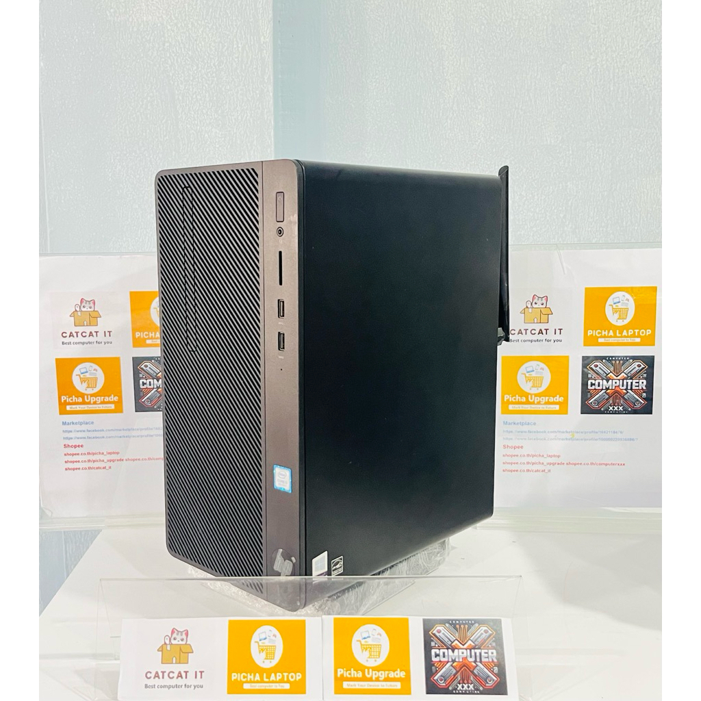 HP 280G4 Microtower PC i3 8100 3.6GHZ,RAM8,VGA GT705 1GB,HDD1TB,WiFi แบบUSB,Windows License มือสอง