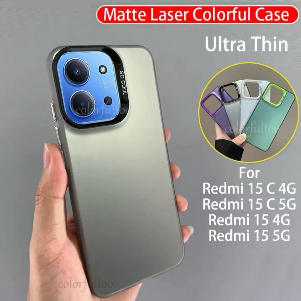 เคสหลังแข็ง สำหรับ Xiaomi Redmi A3 POCO C75 / Redmi 15C 14C เคสกันกระแทก สำหรับ เสี่ยวมี่ เรดมี่ A3 2024