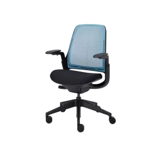 Modernform เก้าอี้เพื่อสุขภาพ Steelcase รุ่น Series1 Air ประกัน 12 ปี โครงดำ ขาดำ เบาะผ้าสีดำ