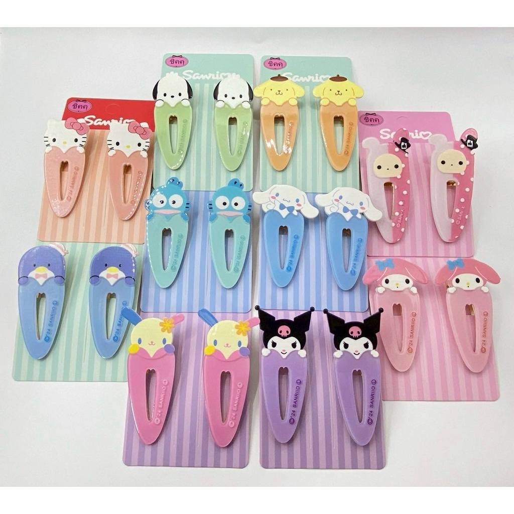 สินค้าพร้อมส่งจากไทย 🇹🇭✨ #ถูกที่สุด กิ๊บ sanrio kitty mymelody kuromi usahana