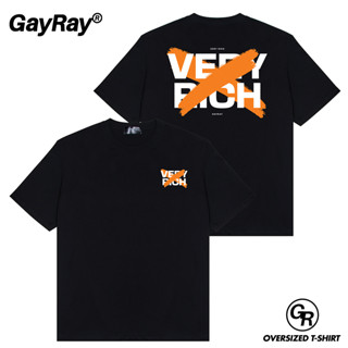 GayRay ⎰RICH.⎱  เสื้อยืดโอเวอร์ไซส์ Cotton 100% นุ่่ม ใส่สบา…