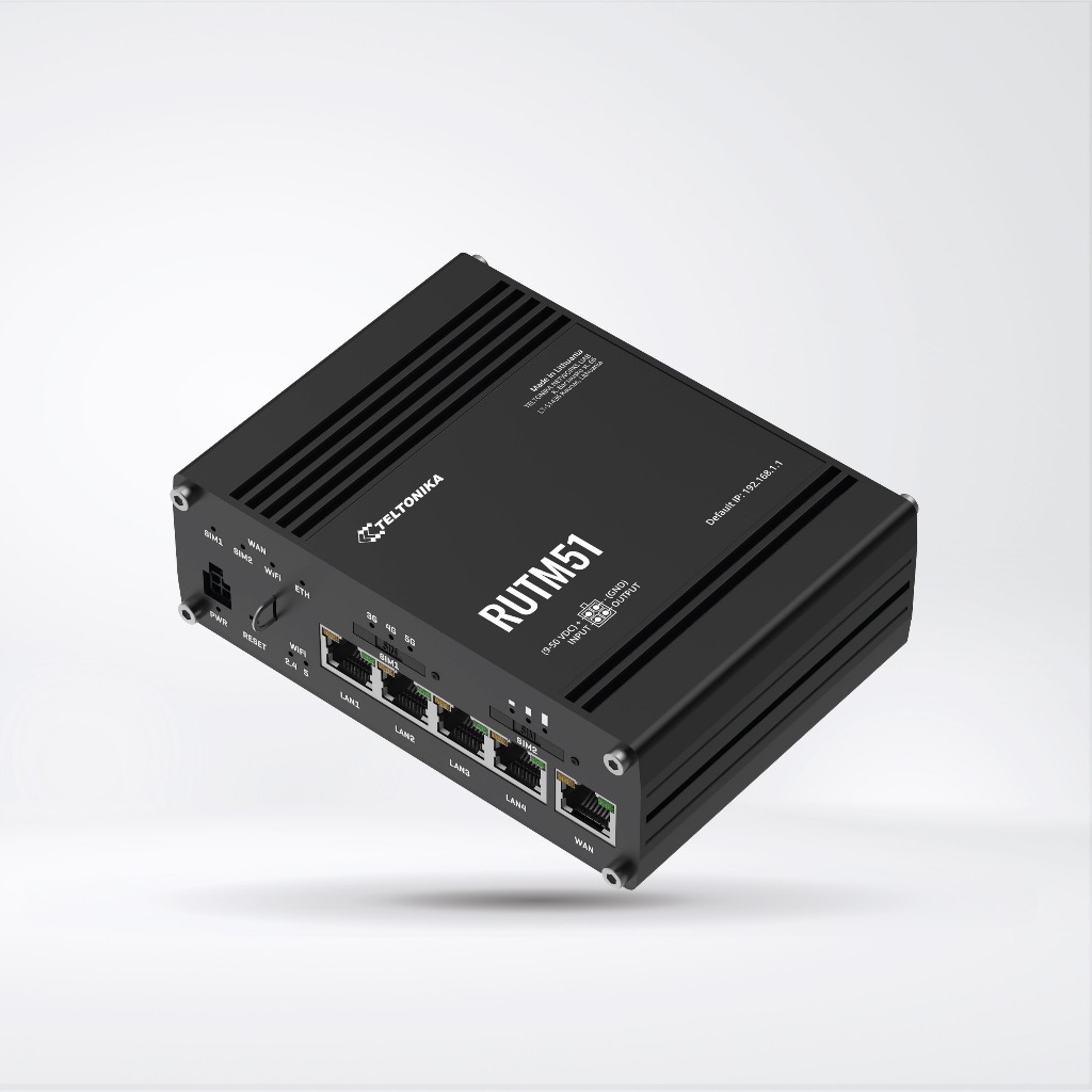 RUTM51 Industrial 5G Router | เราเตอร์ 5G | Teltonika