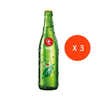 โออิชิ น้ำผึ้งมะนาว X3 ขวด (Honey lemon) ขวดแก้ว 400 ml.