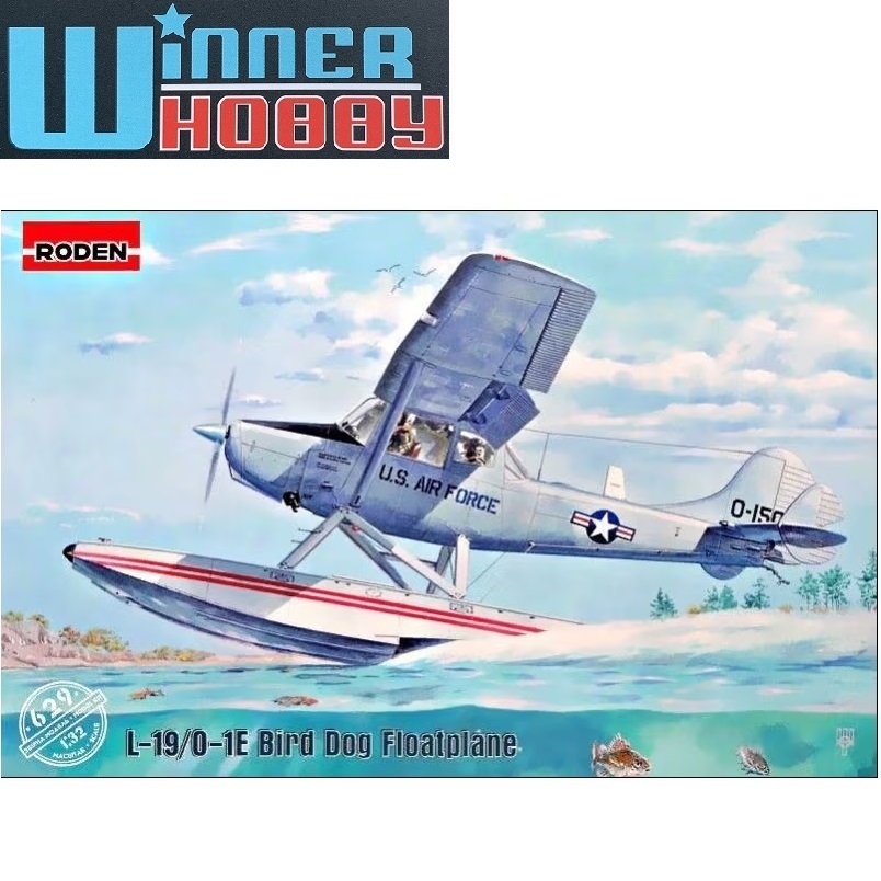 Roden 629 L-19/0-1E Bird Dog Floatplane scale 1/32