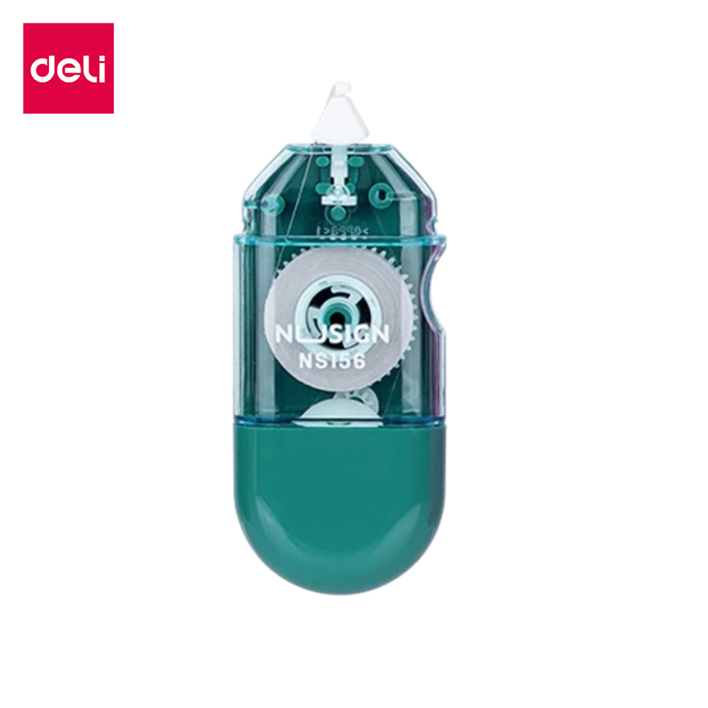 Deli เทปลบคำผิด ลิควิดเทป ลบปากกา ลิควิด หน้าเทปกว้าง 5 มม. ยาว 6/12/20/30 ม ขนาดกะทัดรัด จับถนัดมือ