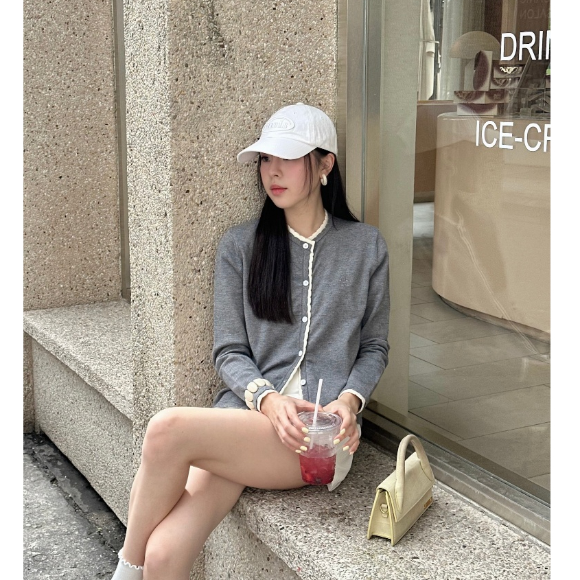 Peche Yume Knit Cardigan คาร์ดิแกนไหมพรม