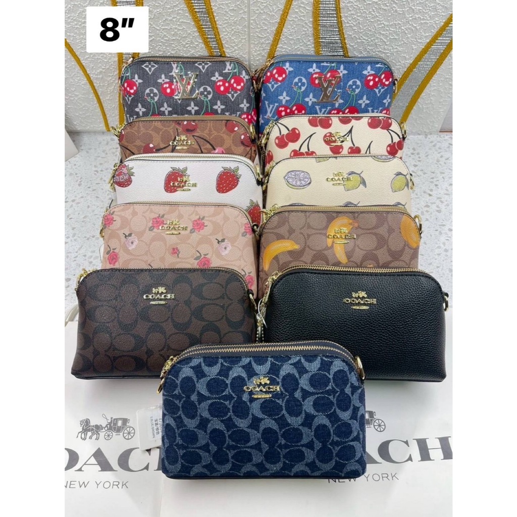 💁🏻‍♀️💁🏻‍♀️กระเป๋าสะพายข้างสำหรับผู้หญิง 2 ซิปขนาด 8 นิ้วกับขนาด 10 นิ้วพร้อมจัดส่งสำหรับผู้หญิงมีหลายสีงานสวย🚚💨💨💨