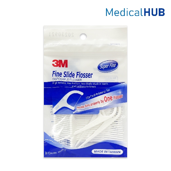 3M Fine Slide Flosser ไหมขัดฟันชนิดด้าม 30 ชิ้น 23078